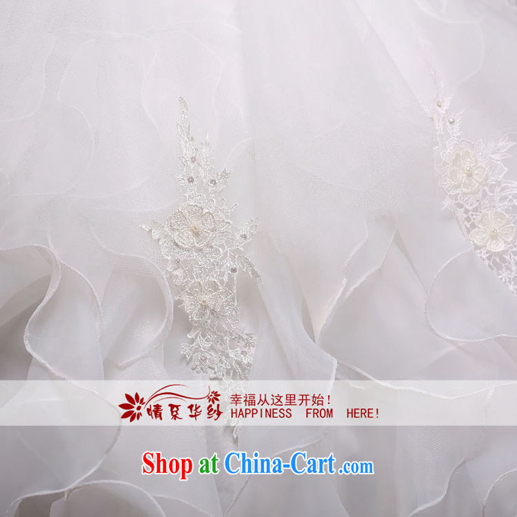The china yarn 2015 new wedding dresses stylish Korean-style field shoulder alignment to the Code letter MM graphics thin wedding spring and summer classic in style cuff white M pictures, price, brand platters! Elections are good character, the national distribution, so why buy now enjoy more preferential! Health