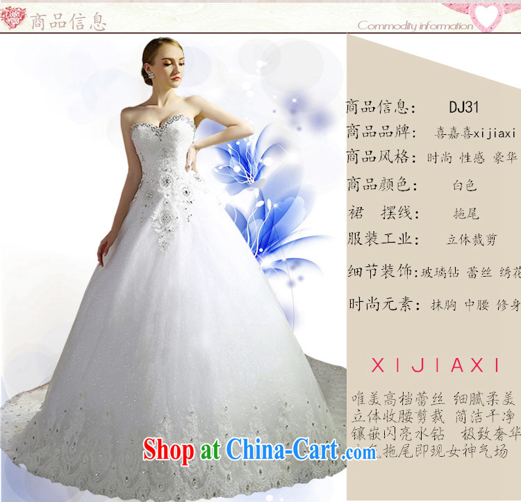 Hi Ka-hi 2015 new Korean layout erase chest Deluxe tail luxury light drill cute bow-tie wedding DJ 31 white left size tailored pictures, price, brand platters! Elections are good character, the national distribution, so why buy now enjoy more preferential! Health
