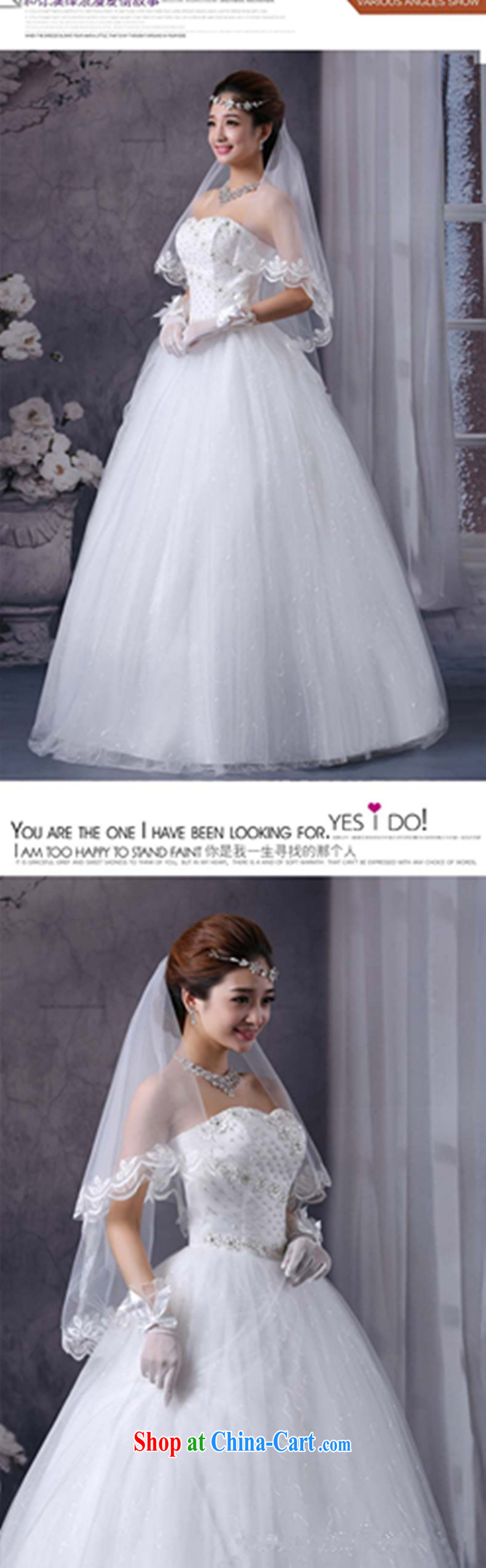 2015 new wedding heart wiped his chest and shaggy yarn wedding dresses Princess Royal bride wedding dresses white XS pictures, price, brand platters! Elections are good character, the national distribution, so why buy now enjoy more preferential! Health
