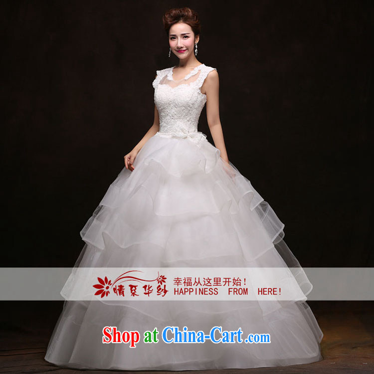 The china yarn wedding dresses 2015 new tie-in with beauty graphics thin wedding lace cake skirt white. size does not accept return pictures, price, brand platters! Elections are good character, the national distribution, so why buy now enjoy more preferential! Health