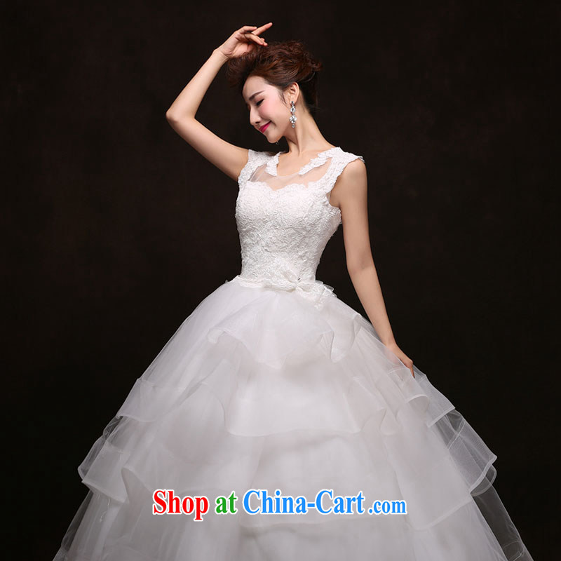 The china yarn wedding dresses 2015 new tie-in with beauty graphics thin wedding lace cake skirt white. size do not accept return and China yarn, shopping on the Internet