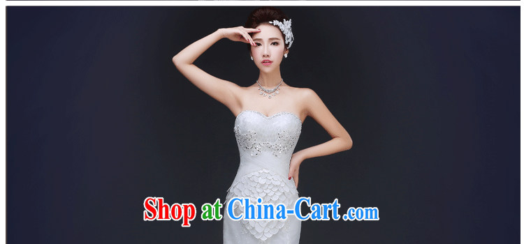 J. MIA 2015 spring Korean-style wedding dresses 2014 winter New Field in cuff lace water drilling A field trailing white XXL pictures, price, brand platters! Elections are good character, the national distribution, so why buy now enjoy more preferential! Health