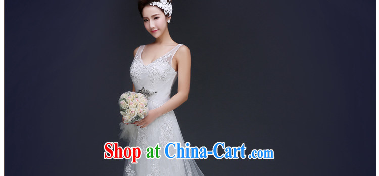 J. MIA ultra graphics thin V collar straps with sexy shoulders with shaggy dress wedding white XXL pictures, price, brand platters! Elections are good character, the national distribution, so why buy now enjoy more preferential! Health