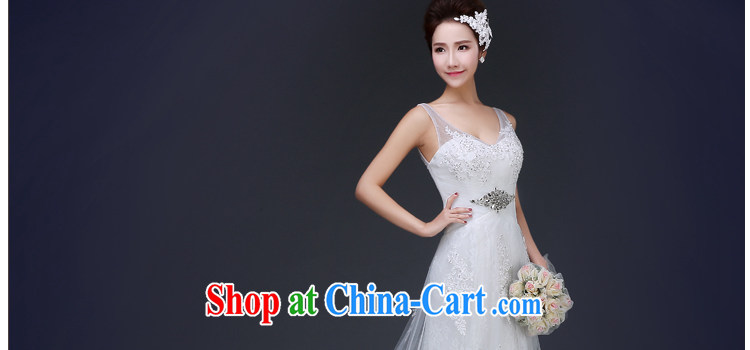 J. MIA ultra graphics thin V collar straps with sexy shoulders with shaggy dress wedding white XXL pictures, price, brand platters! Elections are good character, the national distribution, so why buy now enjoy more preferential! Health