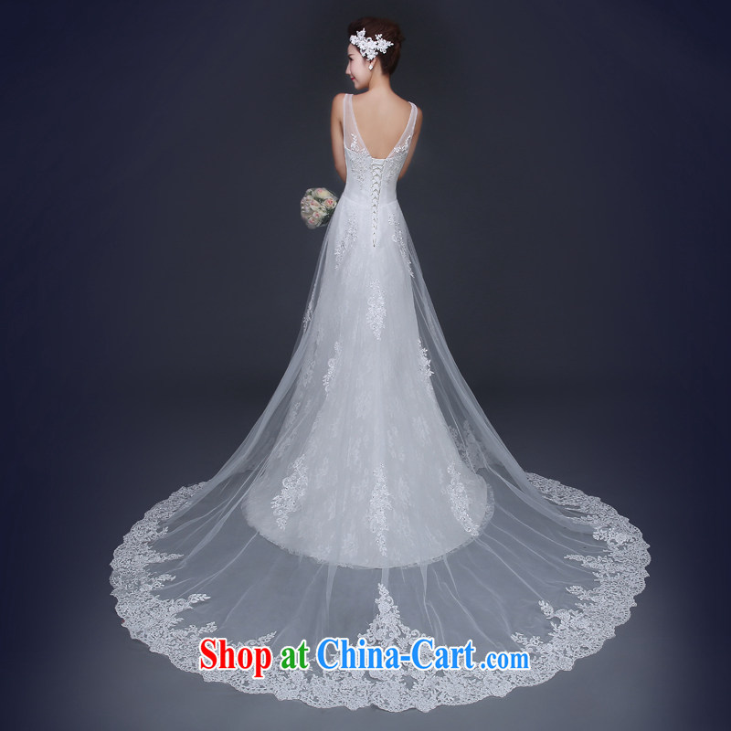 Jie MIA ultra graphics thin V collar straps with sexy shoulders with shaggy dress wedding white XXL, Jake Mia, and shopping on the Internet