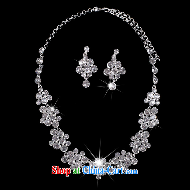 wedding accessories beautiful bridal wedding jewelry water diamond necklace pearl necklace earrings set, Hyatt, married, and, shopping on the Internet