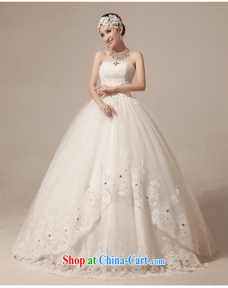 Bridal wedding dresses Korean spring and summer new 2015 stylish bridal white retro large code with Mary Magdalene chest strap white XXL pictures, price, brand platters! Elections are good character, the national distribution, so why buy now enjoy more preferential! Health