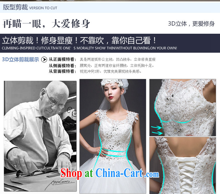 Double-shoulder wedding dresses shaggy dress Spring Summer new 2015 luxury lace with graphics thin strap luxury big white XXL pictures, price, brand platters! Elections are good character, the national distribution, so why buy now enjoy more preferential! Health