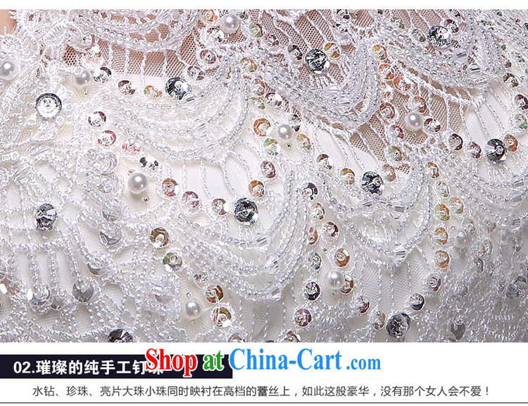 Bridal wedding dresses is also new 2015 spring and summer Korean sweet with back exposed tied with a large, lace wood drill white XXL pictures, price, brand platters! Elections are good character, the national distribution, so why buy now enjoy more preferential! Health