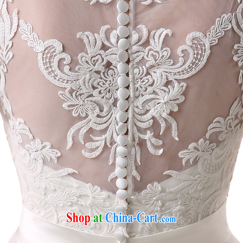 DressilyMe custom wedding - 2015 straps lace high waist Deep V for simple A Field dress wedding zipper fluoroscopy back bridal gown ivory - out of stock 25 Day Shipping XL, DRESSILY ME OCCASIONS WEAR ON - LINE, shopping on the Internet