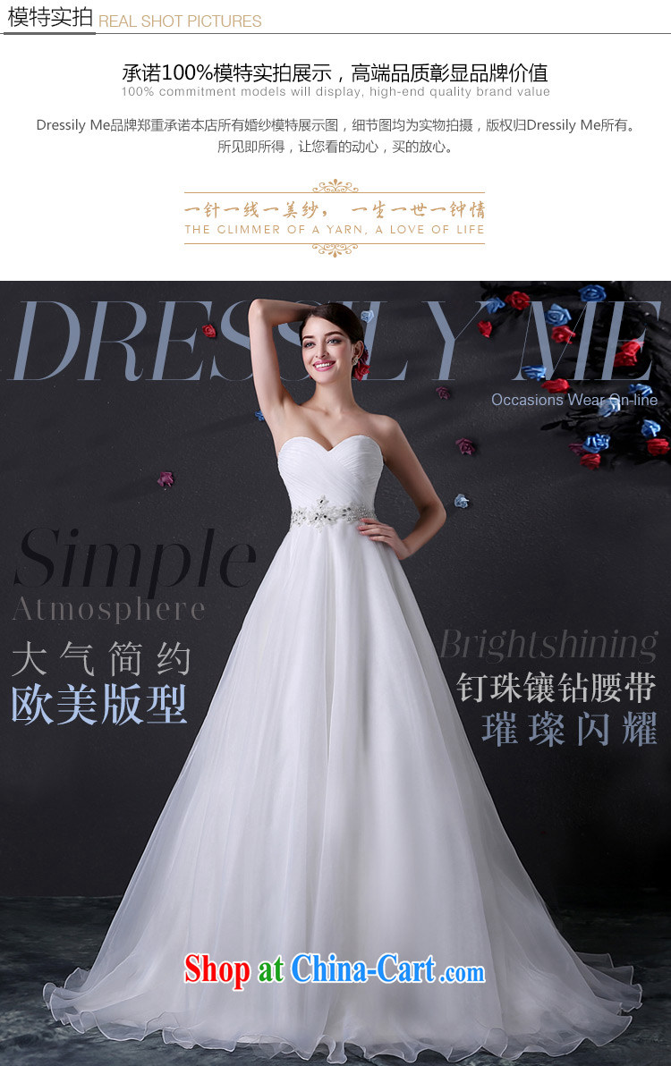 DressilyMe custom wedding - 2015 bare chest parquet drill lap the tail A field version wedding beauty zip simple bridal gown ivory - out of stock 25 Day Shipping XL pictures, price, brand platters! Elections are good character, the national distribution, so why buy now enjoy more preferential! Health