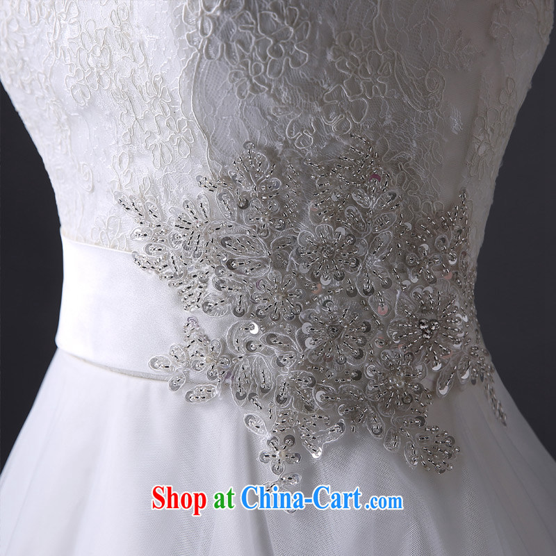 DressilyMe custom wedding - 2015 lace shoulder straps, waist lace shaggy Princess wedding zipper lace back tail bridal gown ivory - out of stock 25 Day Shipping XL, DRESSILY ME OCCASIONS WEAR ON - LINE, shopping on the Internet