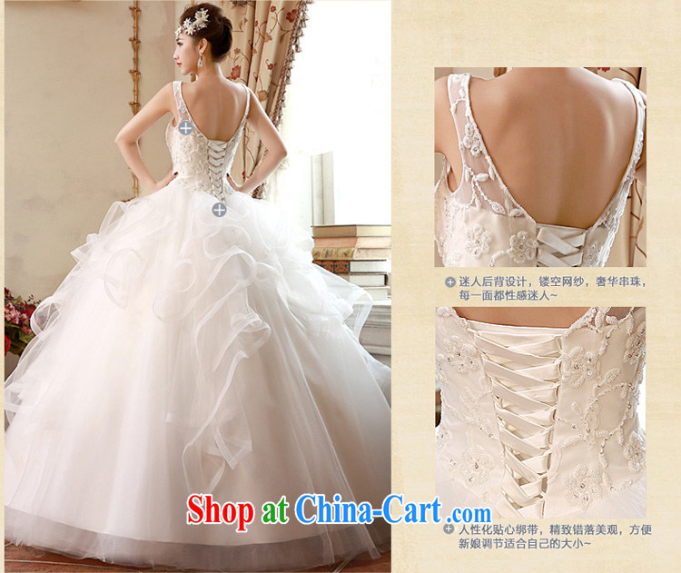 Honeymoon bridal 2015 spring female inserts drill Pearl lace Princess-waist graphics thin with shoulders wedding white XL pictures, price, brand platters! Elections are good character, the national distribution, so why buy now enjoy more preferential! Health