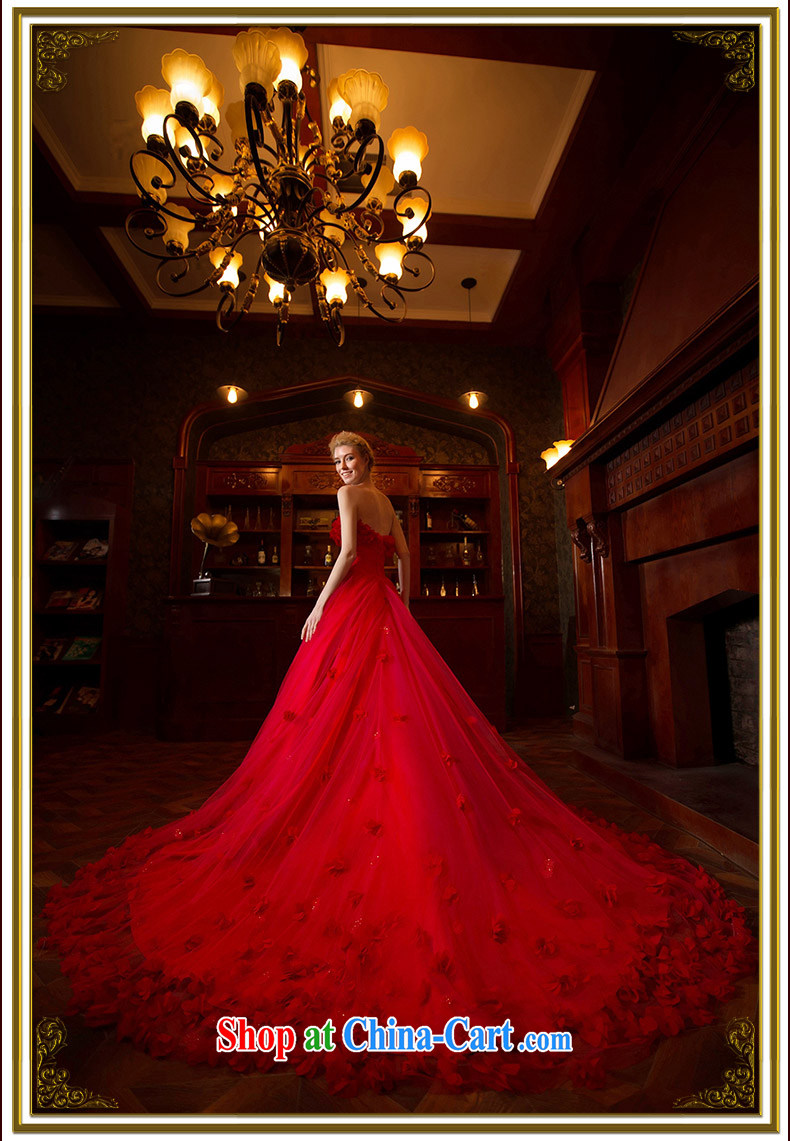 The bride's wedding dresses spring 2015 red wedding dream petals large tail 2548 red made 25 Day Shipping pictures, price, brand platters! Elections are good character, the national distribution, so why buy now enjoy more preferential! Health