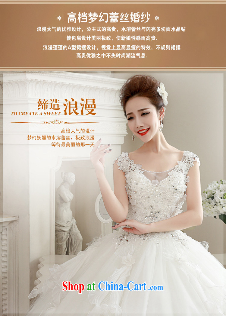 Honeymoon bride spring 2015 new female Korean video thin shoulders lace V for wedding with parquet drill wedding white M pictures, price, brand platters! Elections are good character, the national distribution, so why buy now enjoy more preferential! Health