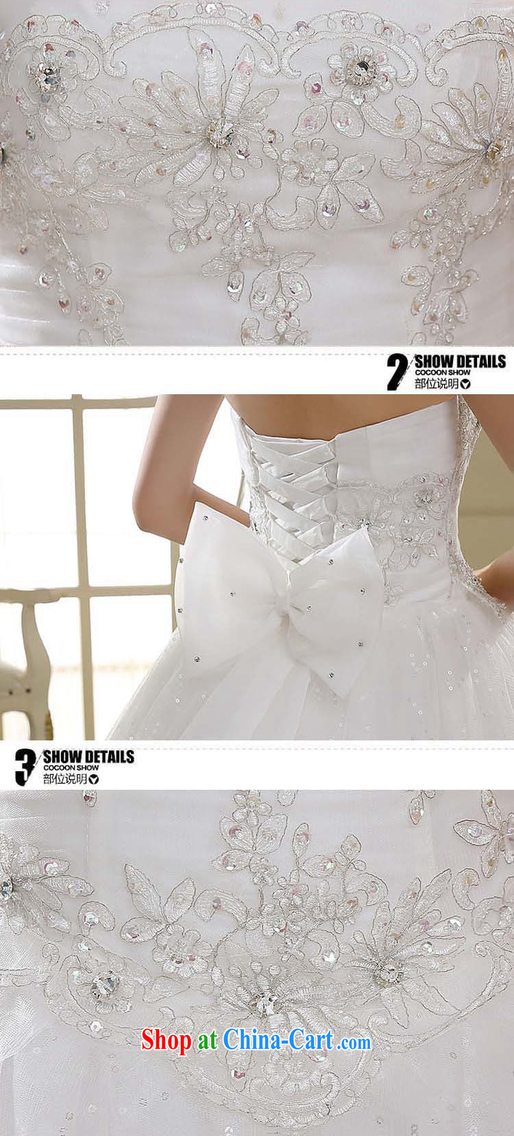 Optimize Hong 2015 stylish new white bridal wedding dresses women luxurious tail erase chest HS 003 XXL pictures, price, brand platters! Elections are good character, the national distribution, so why buy now enjoy more preferential! Health