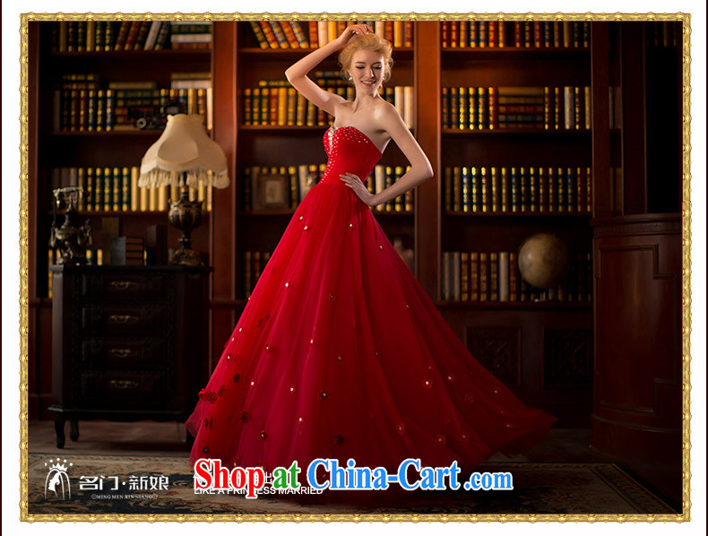 The bride's wedding dresses spring 2015 red wedding flower manually toast service 2553 red L pictures, price, brand platters! Elections are good character, the national distribution, so why buy now enjoy more preferential! Health