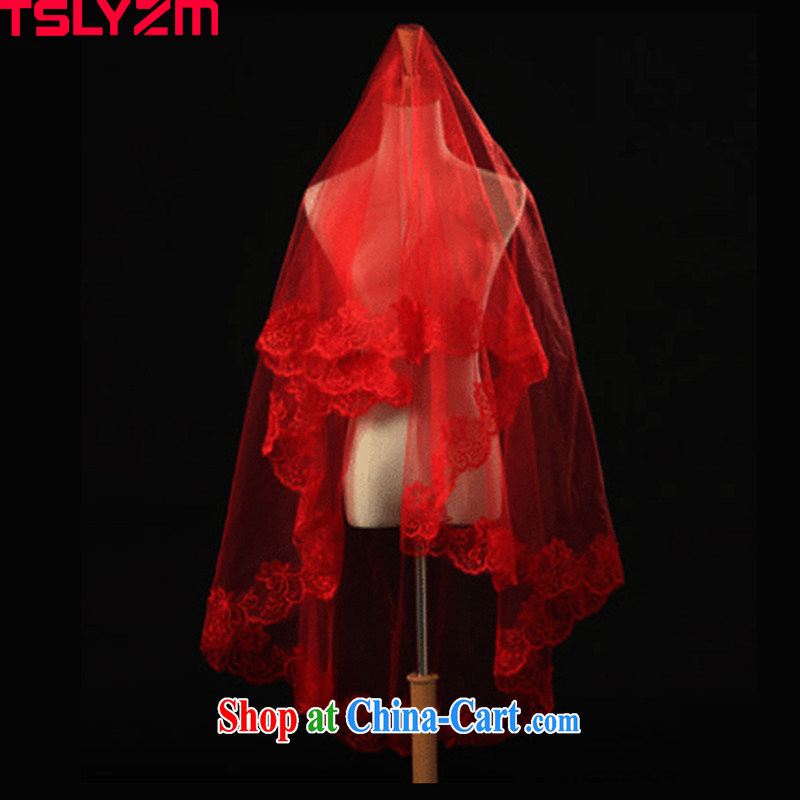 Tslyzm bridal red wedding dresses and yarn gloves skirt stays 3 piece accessory red, Tslyzm, shopping on the Internet