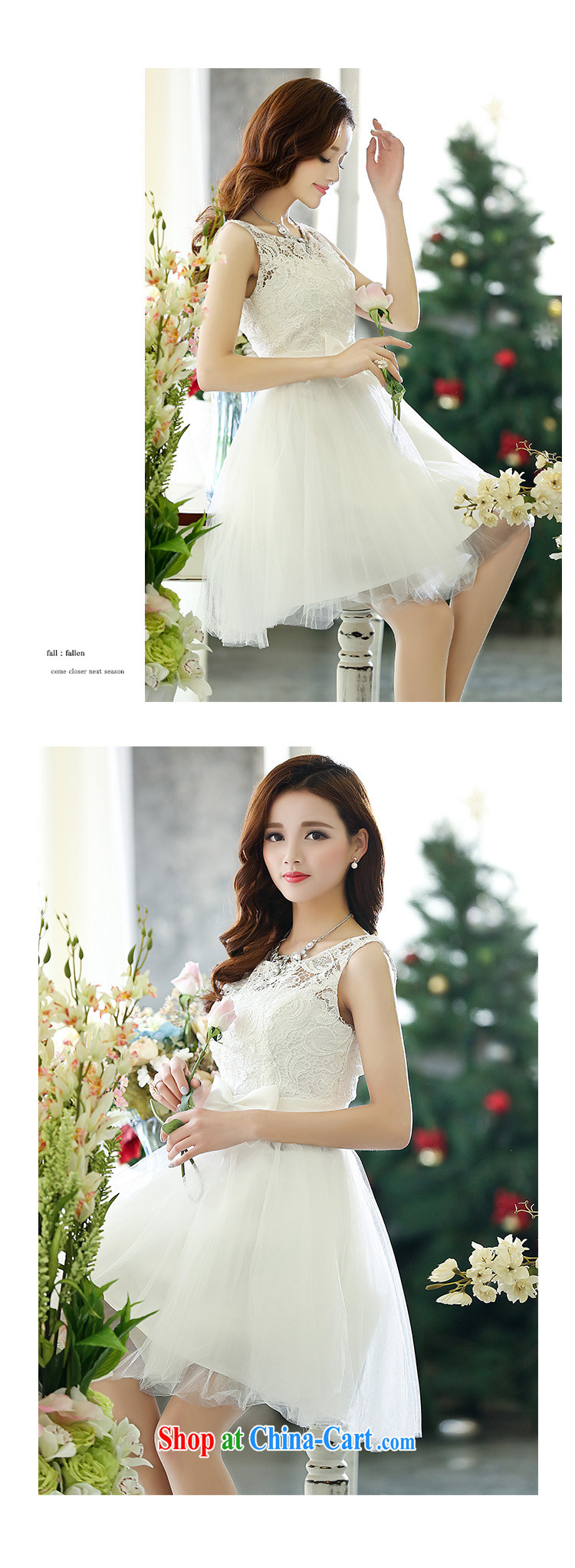 Xin poetry Joyinn 2015 spring and summer female Korean wedding stereo Trim Video thin beauty simple and classy, stylish and shaggy dress handmade yarn white XL pictures, price, brand platters! Elections are good character, the national distribution, so why buy now enjoy more preferential! Health