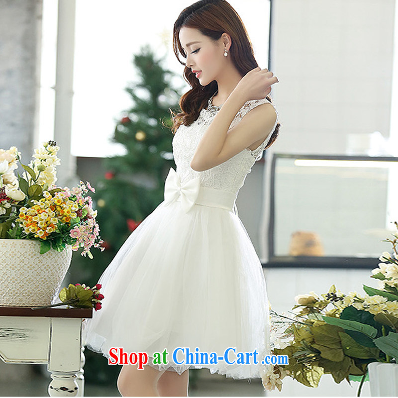 Xin poetry Joyinn 2015 spring and summer female Korean wedding stereo Trim Video thin beauty simple and classy, stylish and shaggy dress handmade yarn white XL, Xin poetry Joyinn (XINSRV), and, on-line shopping