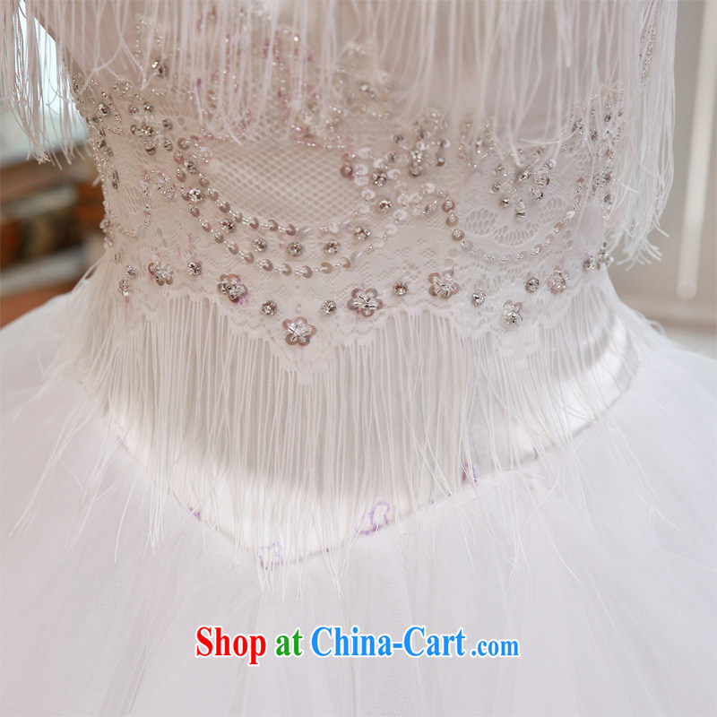 Honeymoon bride spring 2015 new female elegant retro-su lace clouds hanging also wedding dresses with white XL, Honeymoon bridal, shopping on the Internet