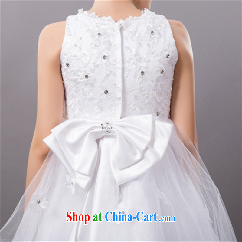 Han Park (cchappiness) 2015 spring new small dress bridesmaid short Princess shaggy evening dress wedding show white L, Han Park (cchappiness), online shopping
