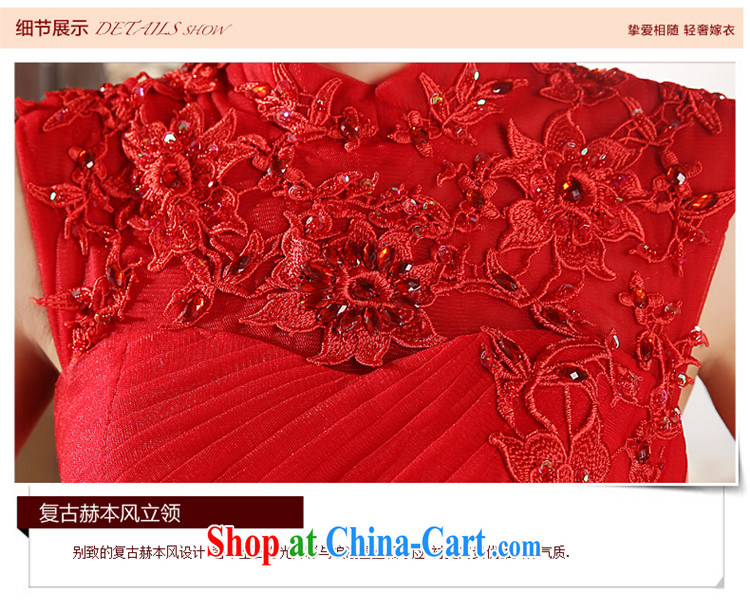 Tslyzm red, for wedding dresses 2015 new spring and summer terrace water drilling petals, the wind Princess shaggy dress red XL pictures, price, brand platters! Elections are good character, the national distribution, so why buy now enjoy more preferential! Health