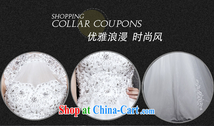 2015 new long-tail wedding Korean video thin a field in shoulder waist straps large, custom bridal wedding dress white tail XL pictures, price, brand platters! Elections are good character, the national distribution, so why buy now enjoy more preferential! Health
