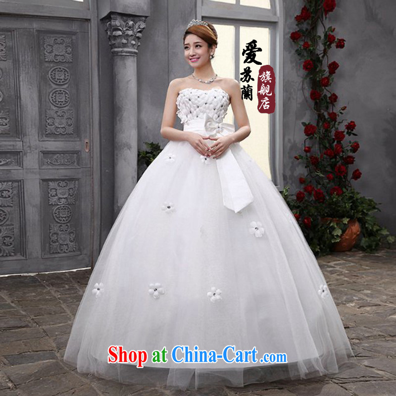 Pregnant women wedding dresses 2015 new erase chest Korean bridal wedding dresses high-waist pregnant women wedding band white. size does not return is not, love, Balaam, and shopping on the Internet