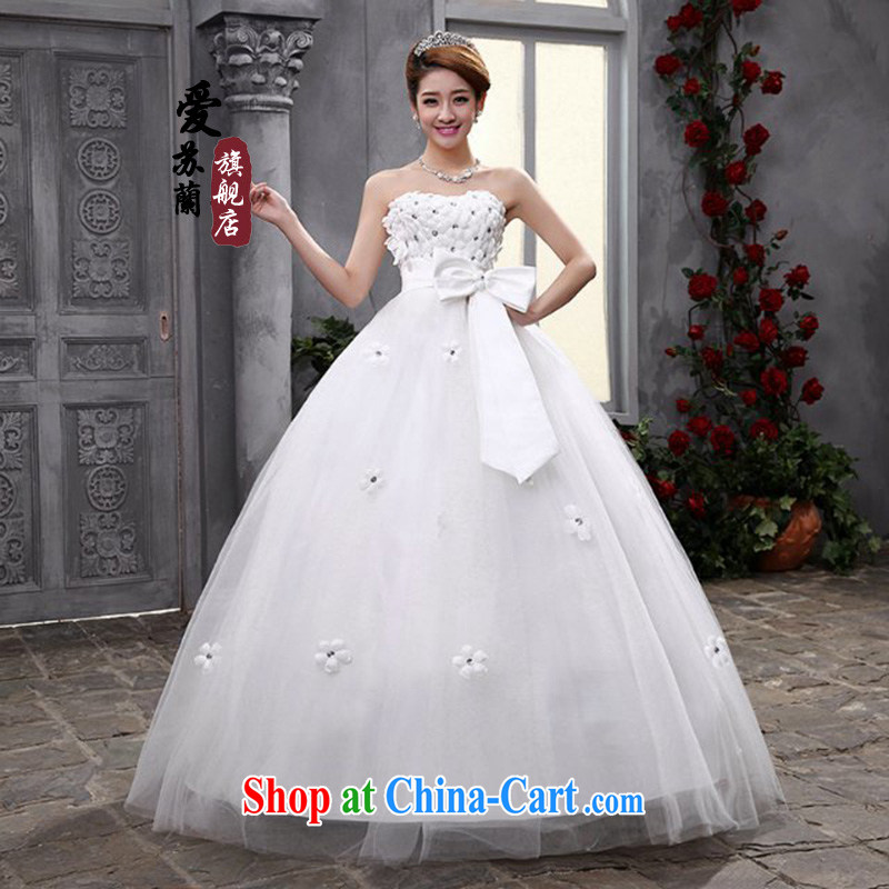 Pregnant women wedding dresses 2015 new erase chest Korean bridal wedding dresses high-waist pregnant women wedding band white. size does not return is not, love, Balaam, and shopping on the Internet