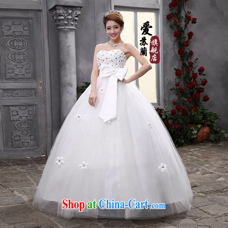 Pregnant women wedding dresses 2015 new erase chest Korean bridal wedding dresses high-waist pregnant women wedding band white. size does not return is not, love, Balaam, and shopping on the Internet