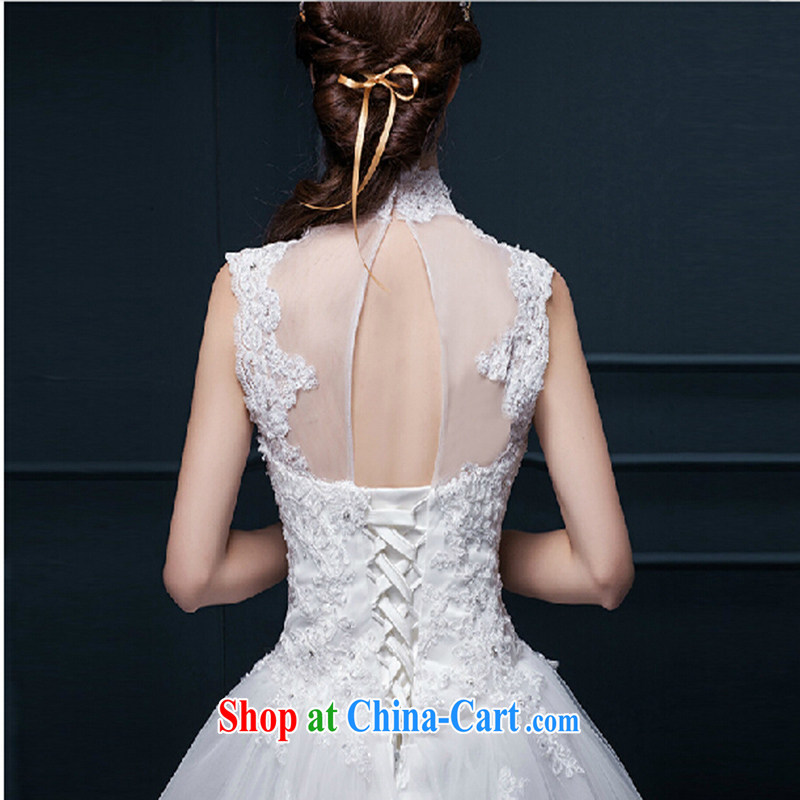wedding dresses spring 2015 new Korean version simple and double-shoulder with graphics thin bride married a Field shoulder wedding white. size does not return do not switch so Balaam, and shopping on the Internet