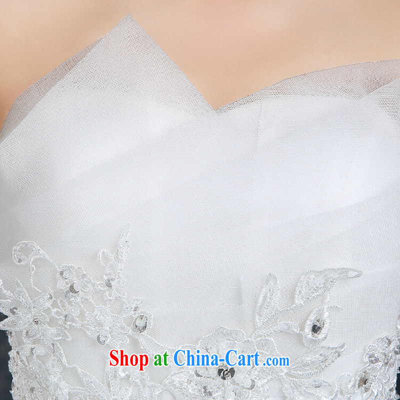 The color is still SA 2015 new summer do not rule out chest Wedding Fashion wavy skirt with bridal wedding dresses erase chest diamond tie wedding dresses White wall also, XXL, the color is Windsor, online shopping