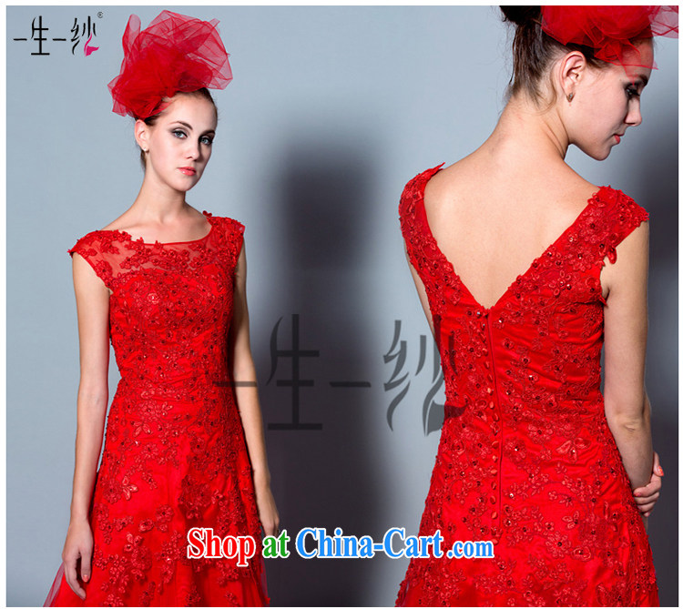 A yarn 2015 new bag shoulder red dress lace, drag and drop the bride toast dress 30150810 red S stock code 155/80 A pictures, price, brand platters! Elections are good character, the national distribution, so why buy now enjoy more preferential! Health