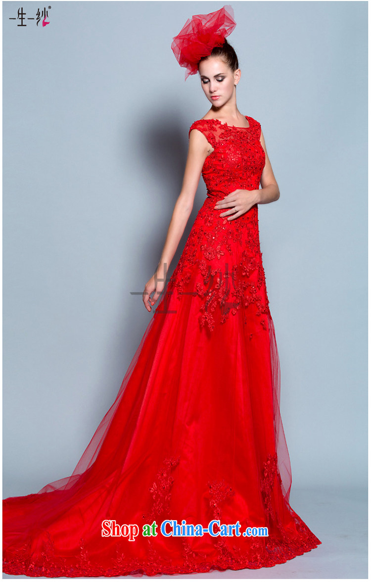 A yarn 2015 new bag shoulder red dress lace, drag and drop the bride toast dress 30150810 red S stock code 155/80 A pictures, price, brand platters! Elections are good character, the national distribution, so why buy now enjoy more preferential! Health