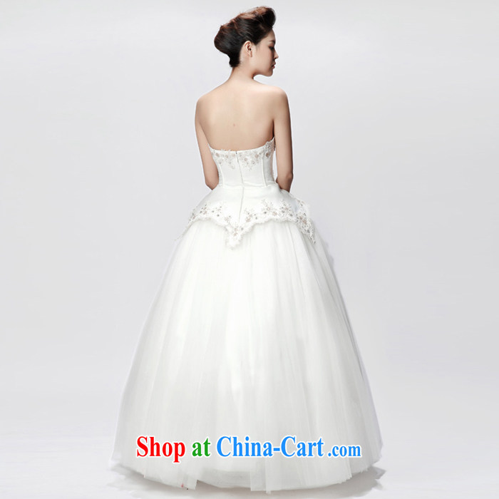 A yarn bridal wedding dresses 2015 new Korean high-waist with wedding erase chest graphics thin shaggy dress 30140730 white M stock code 160 /84 A pictures, price, brand platters! Elections are good character, the national distribution, so why buy now enjoy more preferential! Health