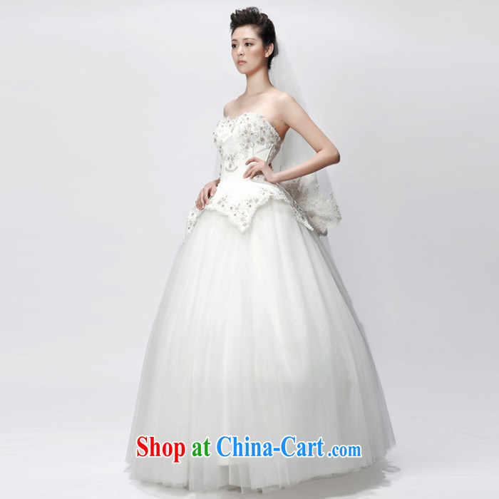 A yarn bridal wedding dresses 2015 new Korean high-waist with wedding erase chest graphics thin shaggy dress 30140730 white M stock code 160 /84 A pictures, price, brand platters! Elections are good character, the national distribution, so why buy now enjoy more preferential! Health