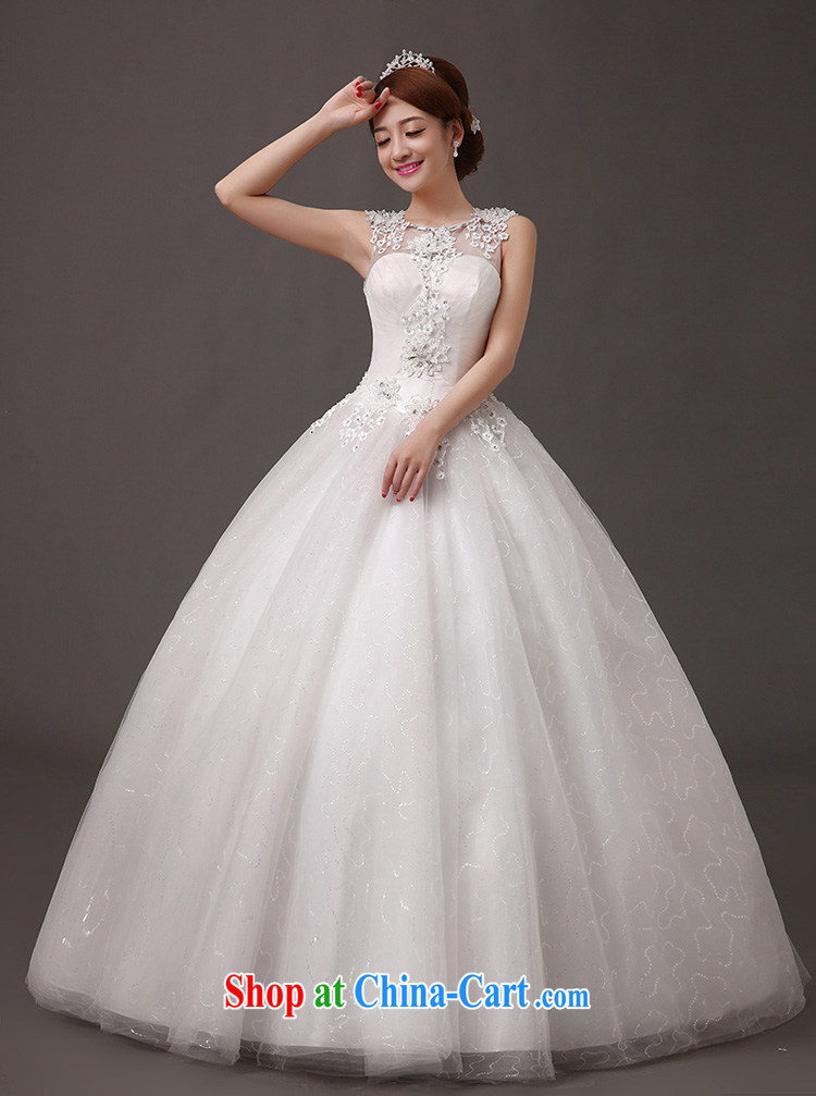 The china yarn 2015 wedding dresses new stylish Korean version field shoulder diamond lace graphics thin large, thick mm bridal with strap wedding white. size does not accept return pictures, price, brand platters! Elections are good character, the national distribution, so why buy now enjoy more preferential! Health