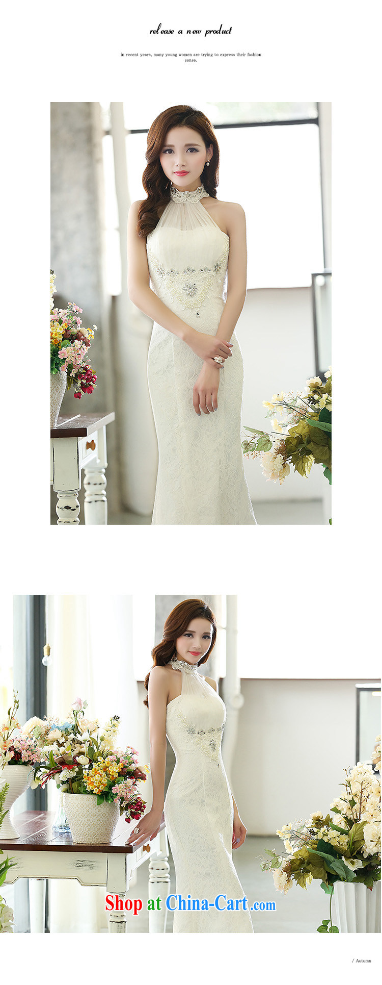 Dream for 2015 New Long wedding toast small clothing dress Club meeting annual company moderator clothing white XL pictures, price, brand platters! Elections are good character, the national distribution, so why buy now enjoy more preferential! Health