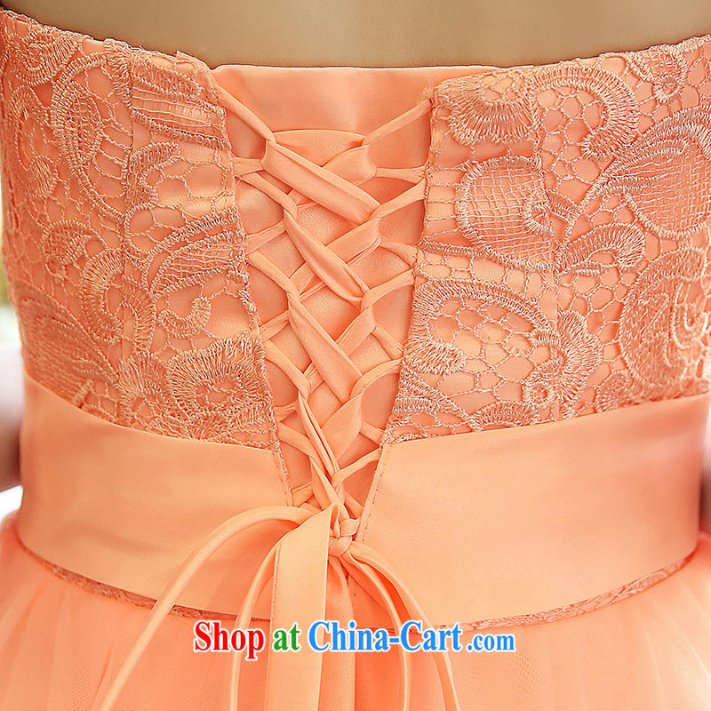 Dream for 2015 spring New Solid Color lace sleeveless beauty bare shoulders wedding package two-piece pink XL dreams, (MEIMENGQIAO), and, on-line shopping