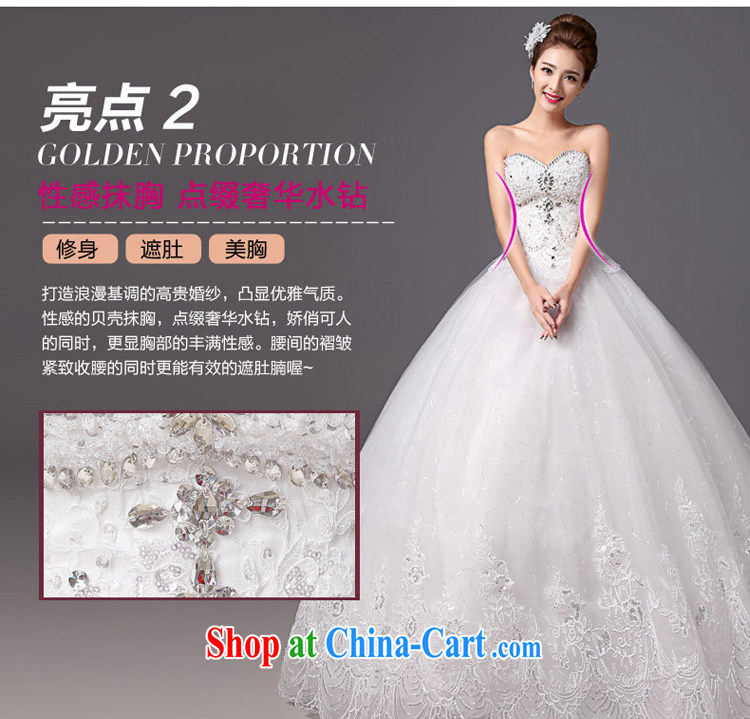 The color is still SA 2015 new parquet drill wedding summer stylish white graphics thin smears chest bridal wedding dresses white XXL pictures, price, brand platters! Elections are good character, the national distribution, so why buy now enjoy more preferential! Health