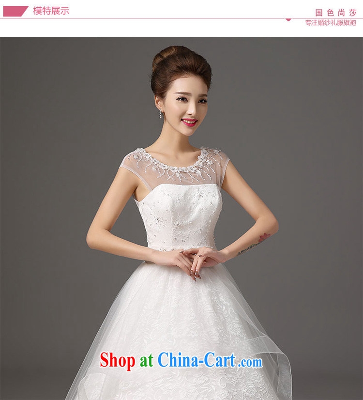 Summer 2015 new Wedding Fashion double-shoulder-tail bridal wedding dresses beauty graphics thin white strap white XXL pictures, price, brand platters! Elections are good character, the national distribution, so why buy now enjoy more preferential! Health
