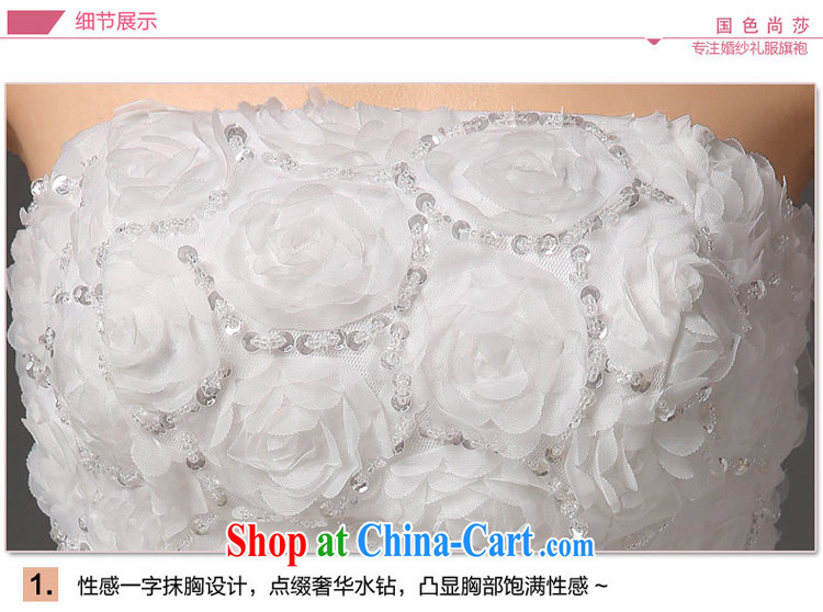 2015 fall and winter new flowers erase chest wedding dresses and stylish beauty graphics thin brides with wedding white XXL pictures, price, brand platters! Elections are good character, the national distribution, so why buy now enjoy more preferential! Health