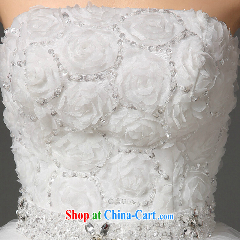 2015 fall and winter new flowers erase chest wedding dresses and stylish beauty graphics thin brides with wedding white XXL, the color is Windsor, shopping on the Internet