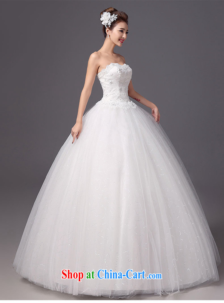 Summer wedding dresses 2015 New Beauty video thin alignment to erase chest strap white Princess bride wedding parquet drill white XXL pictures, price, brand platters! Elections are good character, the national distribution, so why buy now enjoy more preferential! Health