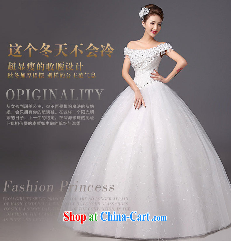 Bridal wedding dresses 2015 new stylish the Field shoulder Korean version with graphics thin larger straps bridal wedding white XXL pictures, price, brand platters! Elections are good character, the national distribution, so why buy now enjoy more preferential! Health
