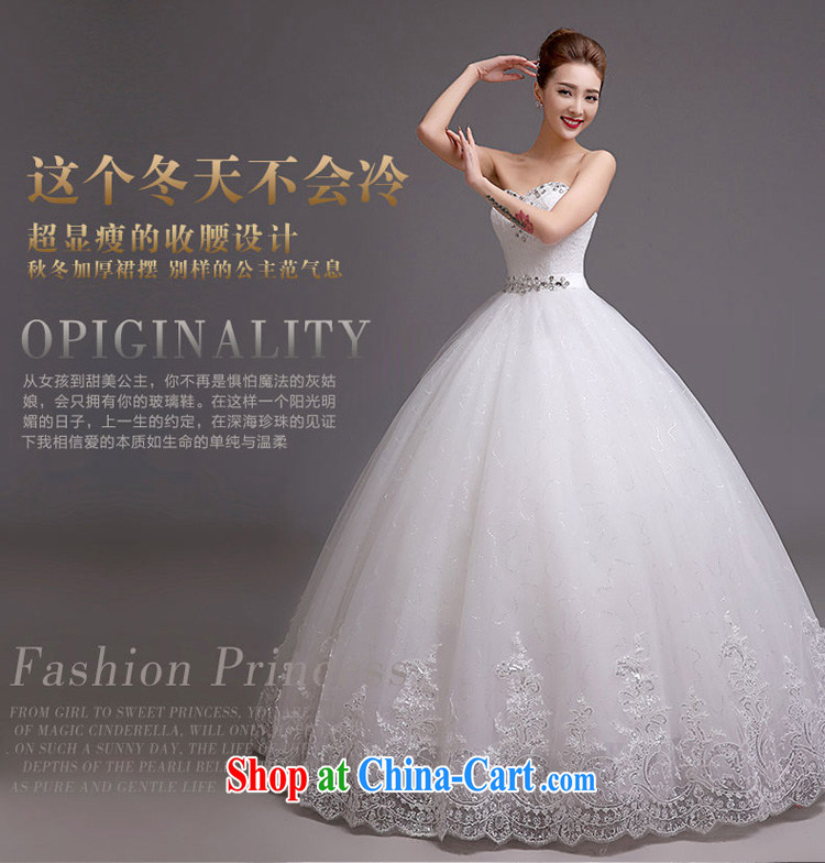 Winter wedding dresses 2015 new stylish erase chest Korean white bridal wedding romantic retro wedding dresses white XXL pictures, price, brand platters! Elections are good character, the national distribution, so why buy now enjoy more preferential! Health
