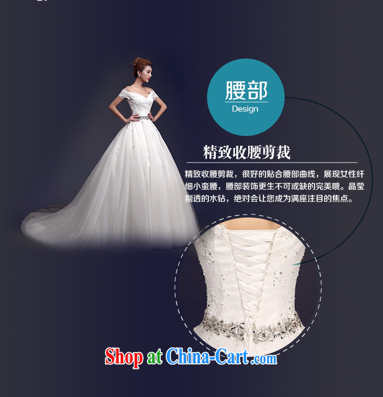 The field shoulder wedding dresses and the new 2015 Korean fashion lace tie-cultivating graphics thin wood drill luxury Huaqiu winter white with XL, pictures, price, brand platters! Elections are good character, the national distribution, so why buy now enjoy more preferential! Health