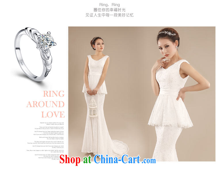 Beijing, Hong Kong, 2015 as soon as possible new wedding dresses sexy Korean lace shoulders Princess bride-waist crowsfoot tail wedding XXL pictures, price, brand platters! Elections are good character, the national distribution, so why buy now enjoy more preferential! Health