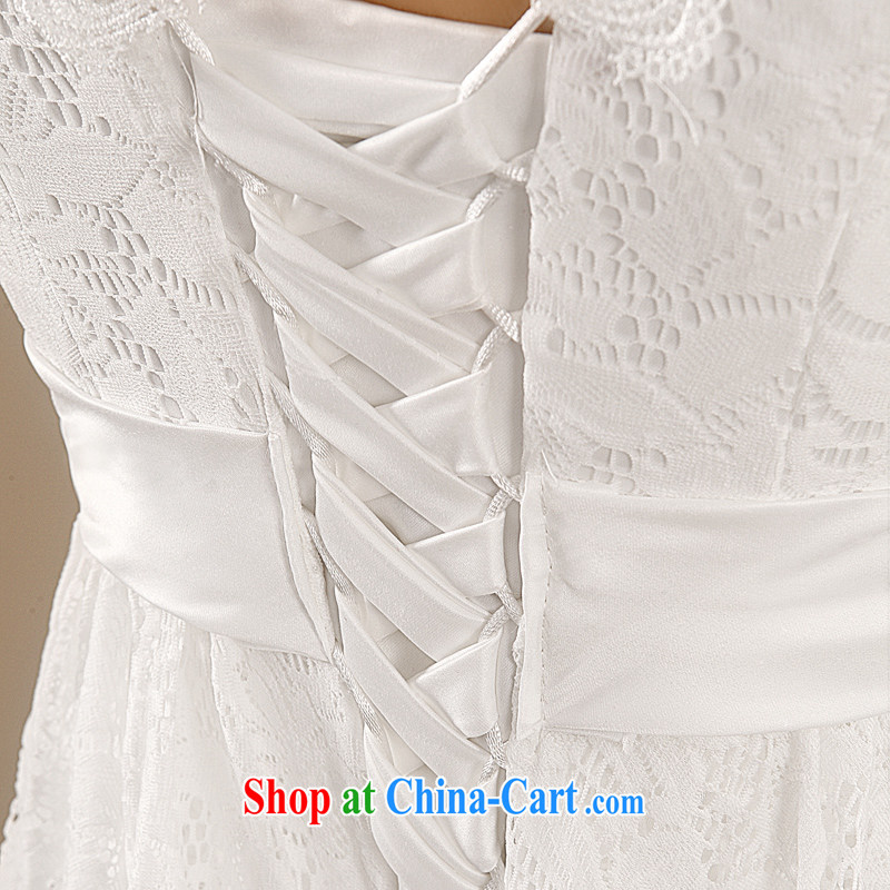 Beijing, Hong Kong, 2015 as soon as possible new wedding dresses sexy Korean lace shoulders Princess bride-waist crowsfoot tail wedding XXL, Hong Kong, and, on-line shopping